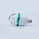 3W E27 RGB Crystal Ball Rotating LED Stage Light Bulbs Disco Party Bulb Lamp ES