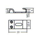 6 Pieces Zinc Alloy Saddles String Set Replacement For Electric Guitar Bridge -