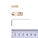 2+10pcs 0.5-3.22mm Micro Twist Drill Kit Chuck Electric Drill Bit Collet