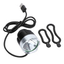 LED UV Flashlight Adjustable Brightness USB Charging Purple Electric Torch