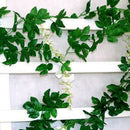 5 Pcs Silk Wisteria Wreath Wisteria Artificial Flower Hanging Plant Vine Im