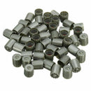 50pcs Plastic Gray TPMS Tire Tyre Valve Stem Caps Cover Kit Car Truck Motorcycle