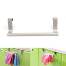 AU_Over Door Tea Towel Holder Rack Bathroom Rail Cupboard Hanger Kitchen Bar H~ï¼ˆ