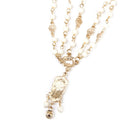 Women Bridal Wedding Boho Beaded Crown Head Chain Headband Hair Piece Hairband