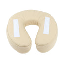 Soft Face Cradle Cushion Head Rest Massage Sponge Pillow PU Leather Cover