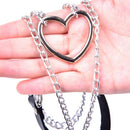 Gothic Lock Chain Multilayer Choker Necklace Sexy Collar Neck Ring Jewelry Gi^