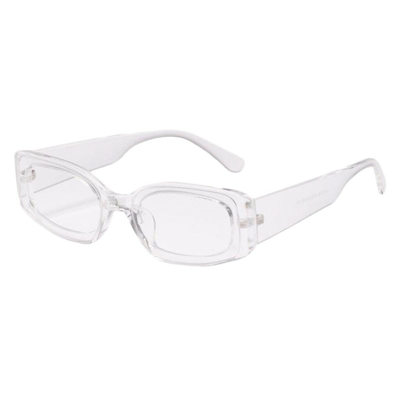 2pcs Women Mens Square Sunglasses Eyewear UV400 Beach Street Fancy Shades