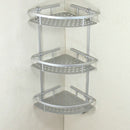 Bathroom Accessories Space Aluminum Shower Caddy Wire Basket Storage Shell BX