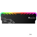 2pcs RGB RAM Heatsink Desktop PC DDR DDR3 DDR4 Memory Heat Spreader (Black) A