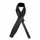 Black  Adjustable Soft Leather Thick Strap for Electric Acoustic Guitar Bass qwe