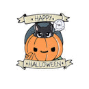 Pumpkin Badges Brooches Jacket Lapel Pins Women Men Jewelry Gift (Style 2) A
