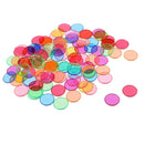 100Pcs Metal Edge Plastic Round Chips For Scientific Magnetic Experimental