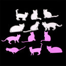 6pcs cat metal cutting dies stencil scrapbook paper cards craft embossing diy JR