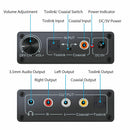 Digital to Analog HiFi Headphone SPDIF Optical Coaxial Amplifier Audio Converter