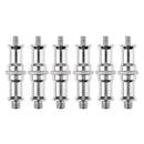 6pcs Double End Stud 1/4" and 3/8" Adapter Spigot Male Screw for Light Stand