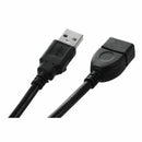 USB 2.0 A MALE to A FEMALE Extension Cable Cord Extender For PC Laptop Blac