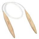 1pcs 20mm Plastic Tube Circular Wood Bamboo Knitting Needles Pins for Thick