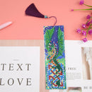 1 Set 5D Diamond Painting Dragon Bookmark Kit Leather For DIY Craft With Tassel