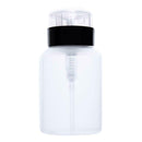 220ml High-Capacity Empty Pump Refillable Nail Polish Remover Bottles Tools
