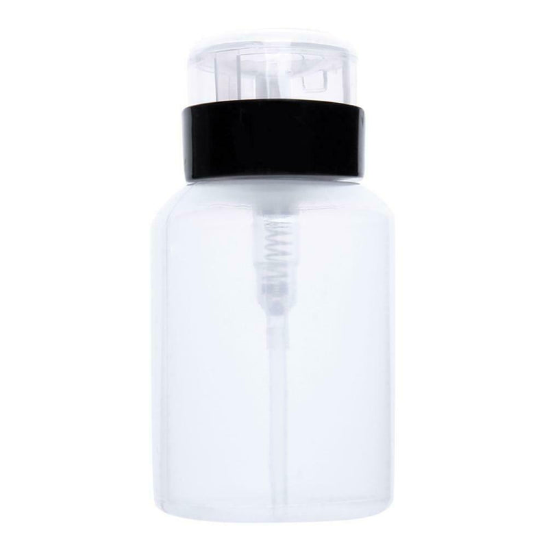 220ml High-Capacity Empty Pump Refillable Nail Polish Remover Bottles Tools