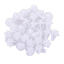 100Pcs/Pack White Car Door Panel Trim Push Pin Rivet Clip Fastener Retainer AU