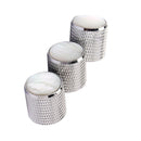 Durable Domed Volume Tone Control Knobs for Guitar/Bass 3 Pcs of Pack