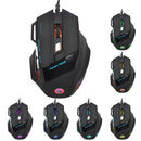 LED Optical 5500 DPI 7 Button USB Wired Gaming Mouse Mice For Pro PC  Z