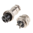 GX16 3 Pins Metal Waterproof Aviation Connector Plug & Socket