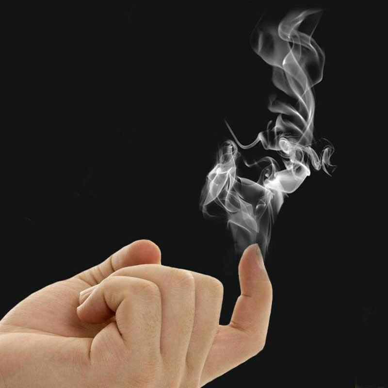 10x7cm Mystic Finger Hells Smoke Trick Smoking Illusion Paper Kids Magician G9T2