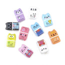 1x Novelty Cute Rolling Eraser Cartoon Roller Erasers Children School Stationery