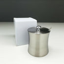 Salt Box Stainless Steel Seasoning Jars Container Measuring Scoop