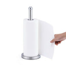 1X(Stainless Steel Kitchen Roll Paper Holder Bathroom Toilet Paper Stand Ti