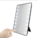 Makeup Mirror With 16 Leds Cosmetic Mirror With Press Dimmer Switch Battery E4H3