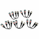 10x Camera CCTV BNC CAT5 Video Balun Passive Transceiver Cable Adapter Conn