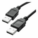 1m High Speed USB 2.0 Shielded A Male to A Male Cable Lead Black