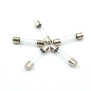 100Pcs F6AL250V Glass Tube Fuse 5x20mm 6A 250V Fast-Blow Glass Tube Fuses S Nw