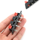 5pcs Single Row 4 Pin 4 Position Speaker Terminal Board Connectors Adapter FT