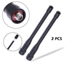 2 x SMA-Female 430Mhz UHF Telescopic Antenna for Baofeng UV-5R 888s 777s