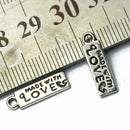 150x Lettering Charms Pendants Fashion Jewelry Pendants for Charm Bracelet Chain