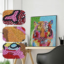 5D DIY Tiger Diamond Painting Full Drill Special Shape Crystal (S10285)
