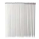 26 Pieces Stainless Steel Single Pointed Knitting Needles Weave Craft Tools