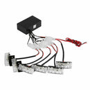 1 Set Car 6X 3 LEDs Blue Strobe Emergency Flashing Police Warning Grill Light