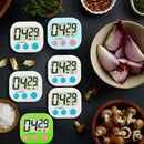Kitchen Timer 3 Pack Small Digital Electronic Loud Alarm, Magnetic Backing, X3T9
