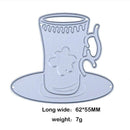 Cup DIY Metal Embroidery Stencil Scrapbook Craft Cutting Die