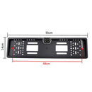 EU Car License Plate Frame Rear View Reverse Backup Park Night Vision Camera ~ï¼ˆ