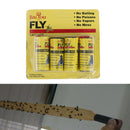 4 Rolls Insect Bug Fly Glue Paper Catcher Trap Ribbon Tape Strip Sticky Flies~