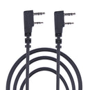 2 Pin Clone Copy Cable for Puxing Wouxun Linton Kenwood Baofeng 2-Way Radio