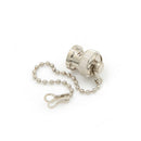 High quality BNC Copper Dust Cap With Chain female RF connector FT