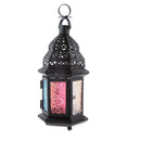 Maroc Style Lantern Rustic Castle Metal Tealight Holder Candle Candlestick