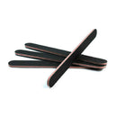 Black Pro Double Sided Manicure Nail File Emery Boards #100 #180 Pack of 3